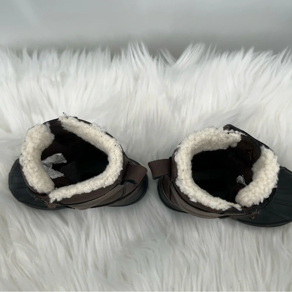 London Fog Collection Boots Size 5 Toddler Brown Cold Weather Winter Shoes